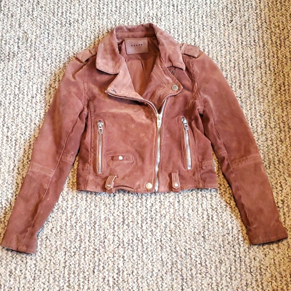 Blank NYC Suede Moto Jacket